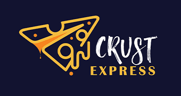 Crust Express pizza brand logo